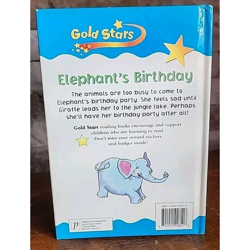 Elephants Birthday (Gold Stars Readers) - Hardcover - GOOD